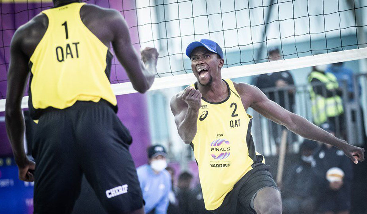 Qatar Beach Volleyball Team Beats Italy in World Tour Finals